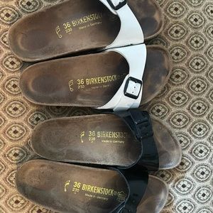 One strap birkenstocks